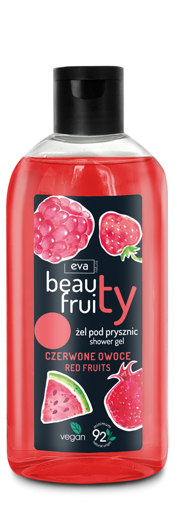 EVA NATURA BEAUTY FRUITY Żel pod prysznic czerwone owoce